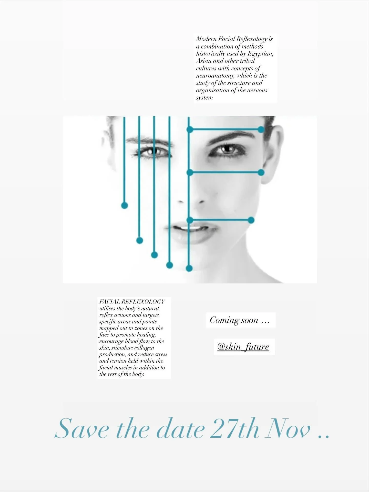 ⭐️Unlock Radiant Skin with Facial Reflexology 
⭐️Facial reflexology is your secret weapon for  enhancing skin health and actively managing the signs of ageing 
⭐️Regular facial reflexology sessions  can transform not just  your skin’s health