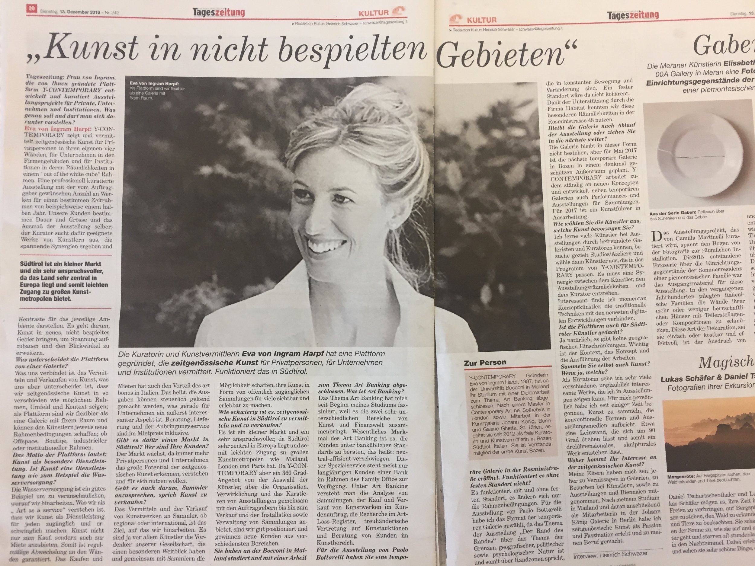 Kunst in nicht bespielten Gebieten