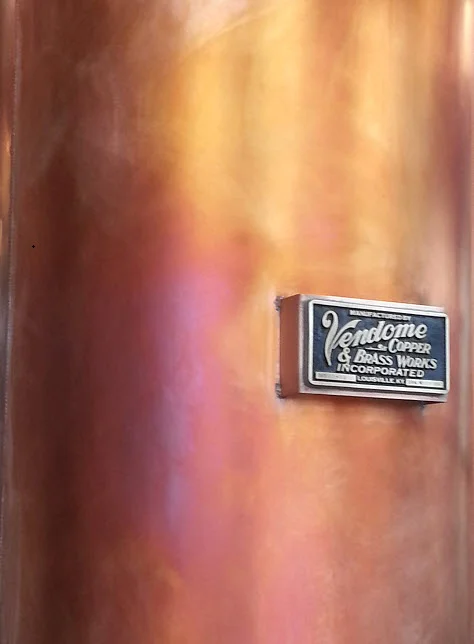 Look at the color! The Column Still @ Angel's Envy Distillery, created by Louisville's own Vendome Copper & Brass Works.