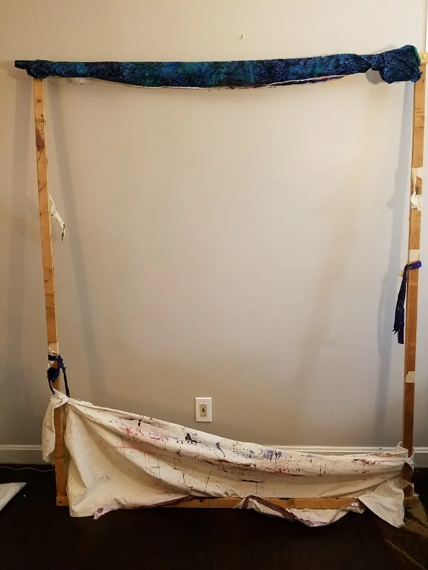 The frame I use.... Don't laugh! It serves its purpose.