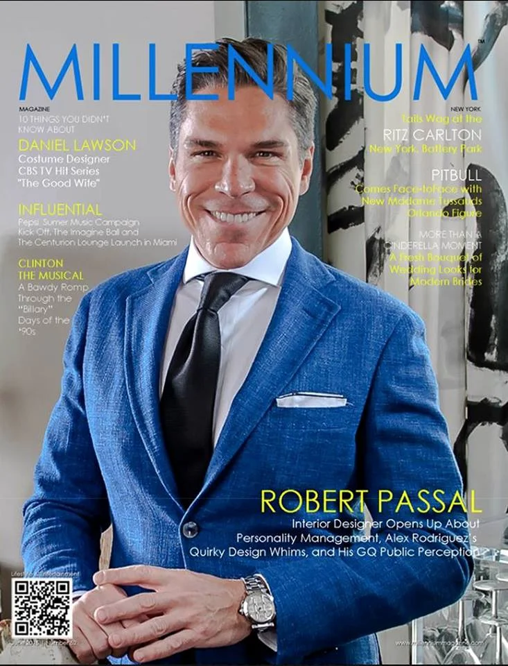 Designerlebrity Robert Passal Millenium Cover Shot Taken by Alan Barry