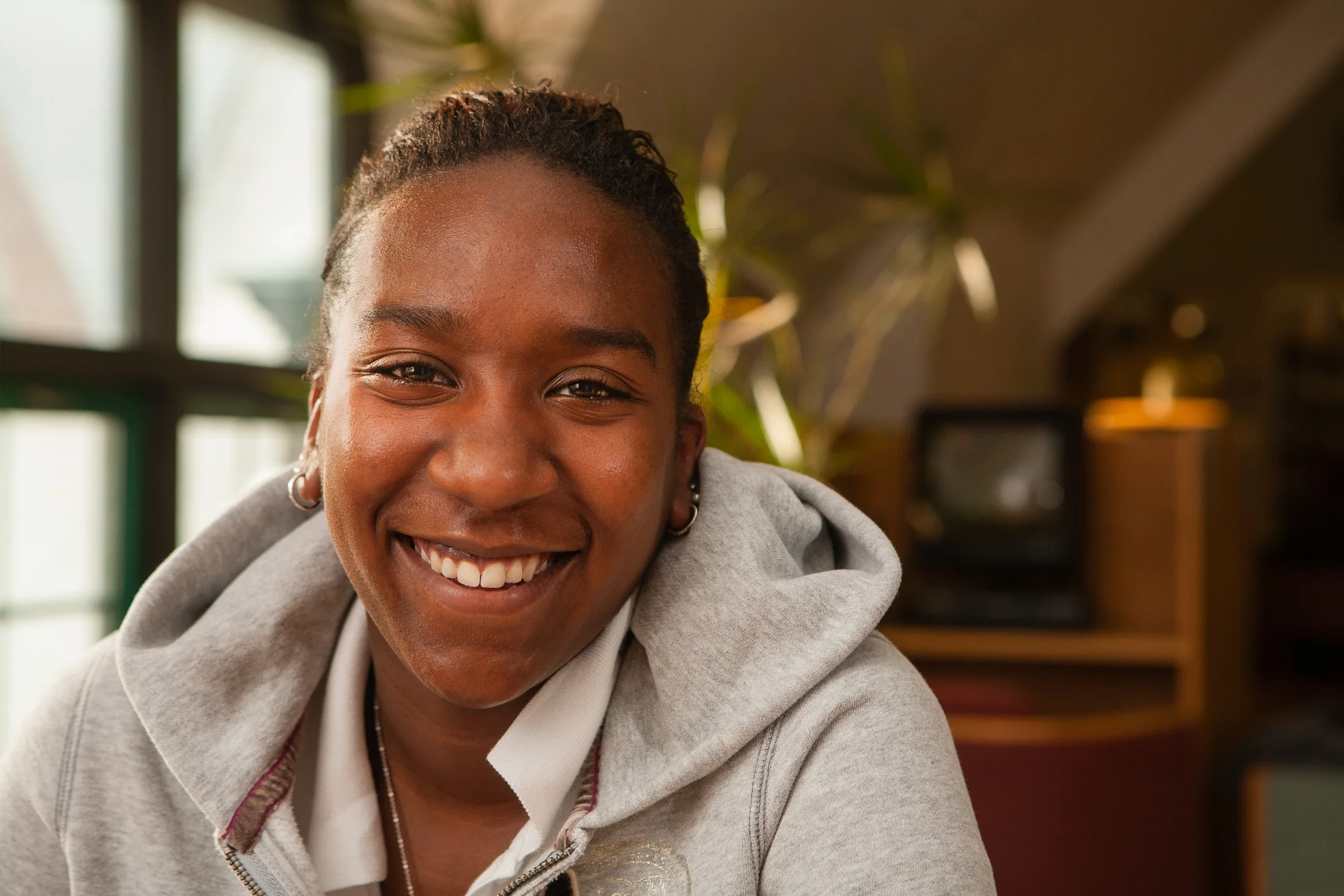  Student at Pine Manor College in Massachusetts. 