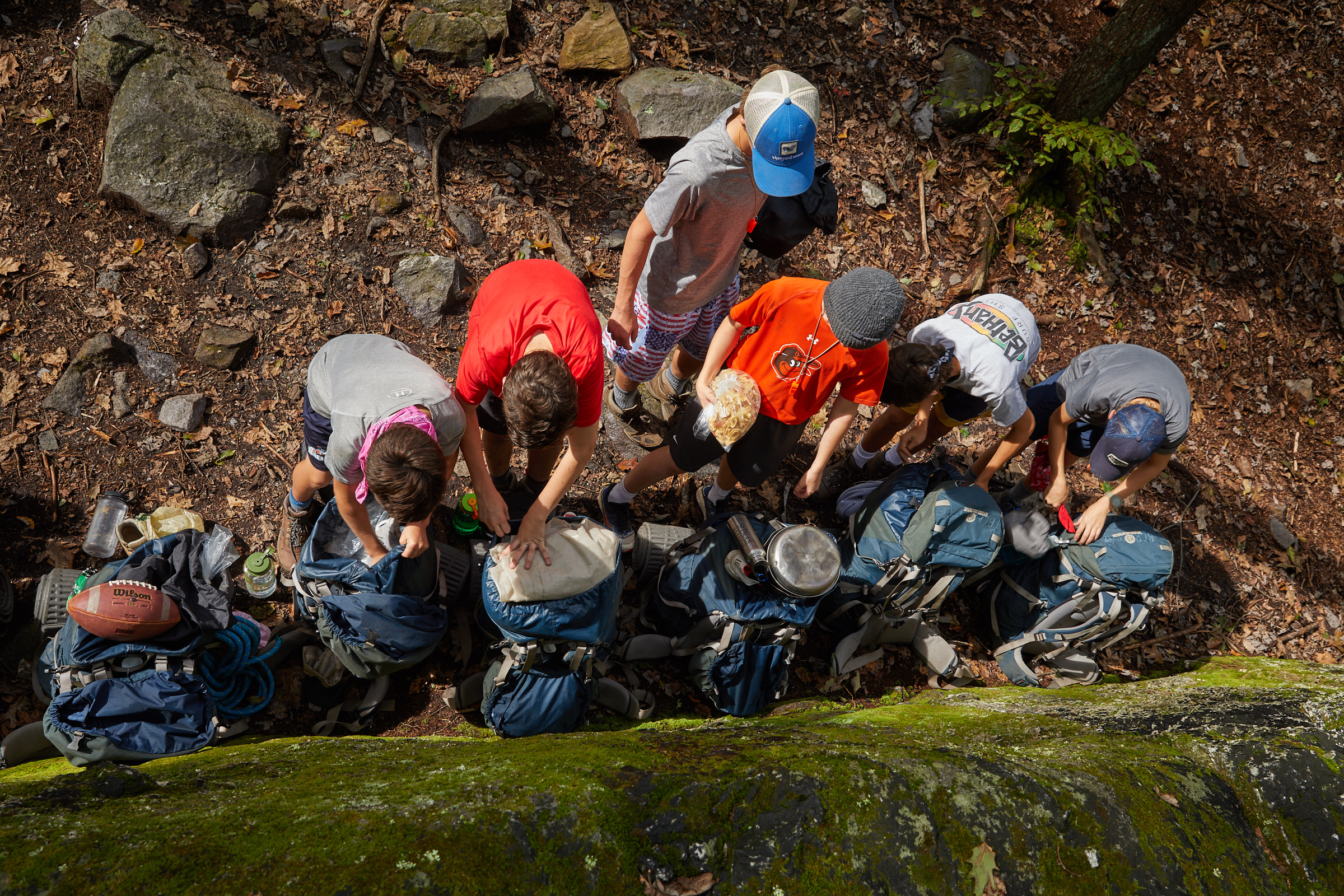  St. Paul School at Outward Bound course at Shaffer Rock, Michaux State Park, PA. [image © Matthew Rakola] 