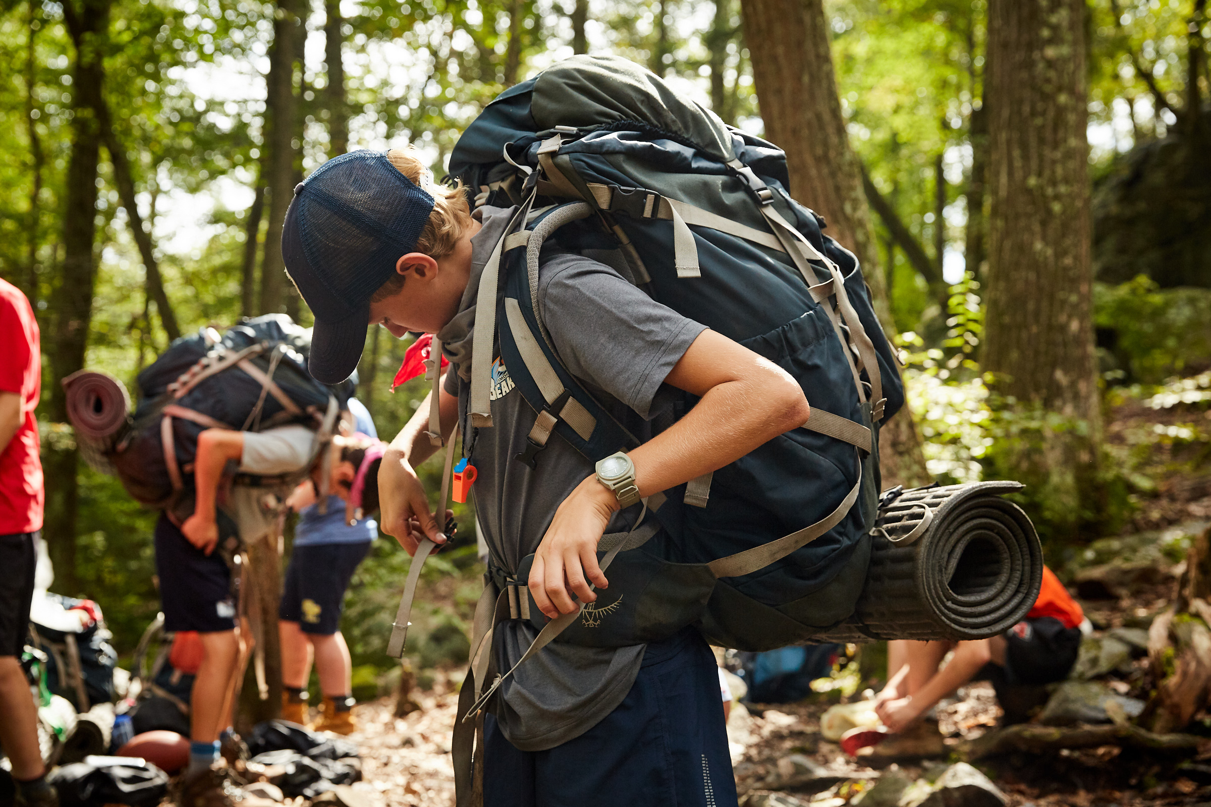  St. Paul School at Outward Bound course at Shaffer Rock, Michaux State Park, PA. [image © Matthew Rakola] 