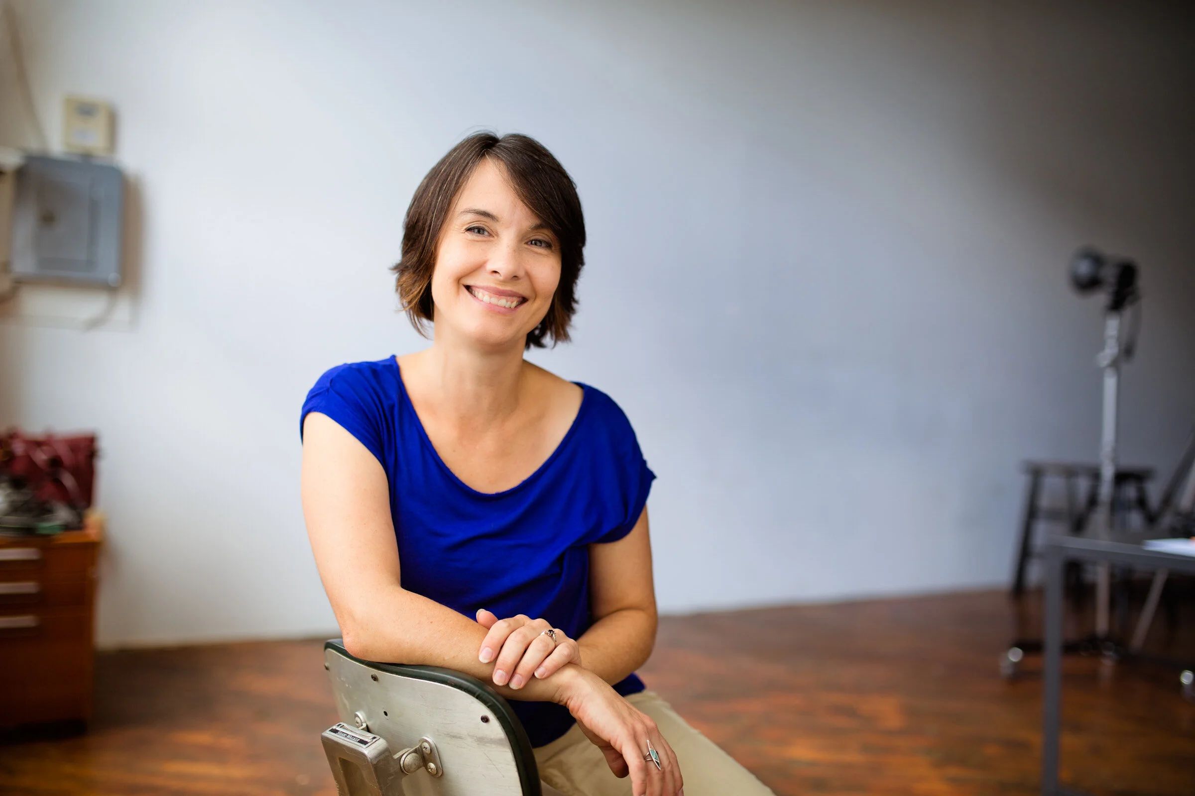  Portrait of photographer Tracey Brown in Baltimore, MD. Copyright Matthew Rakola 