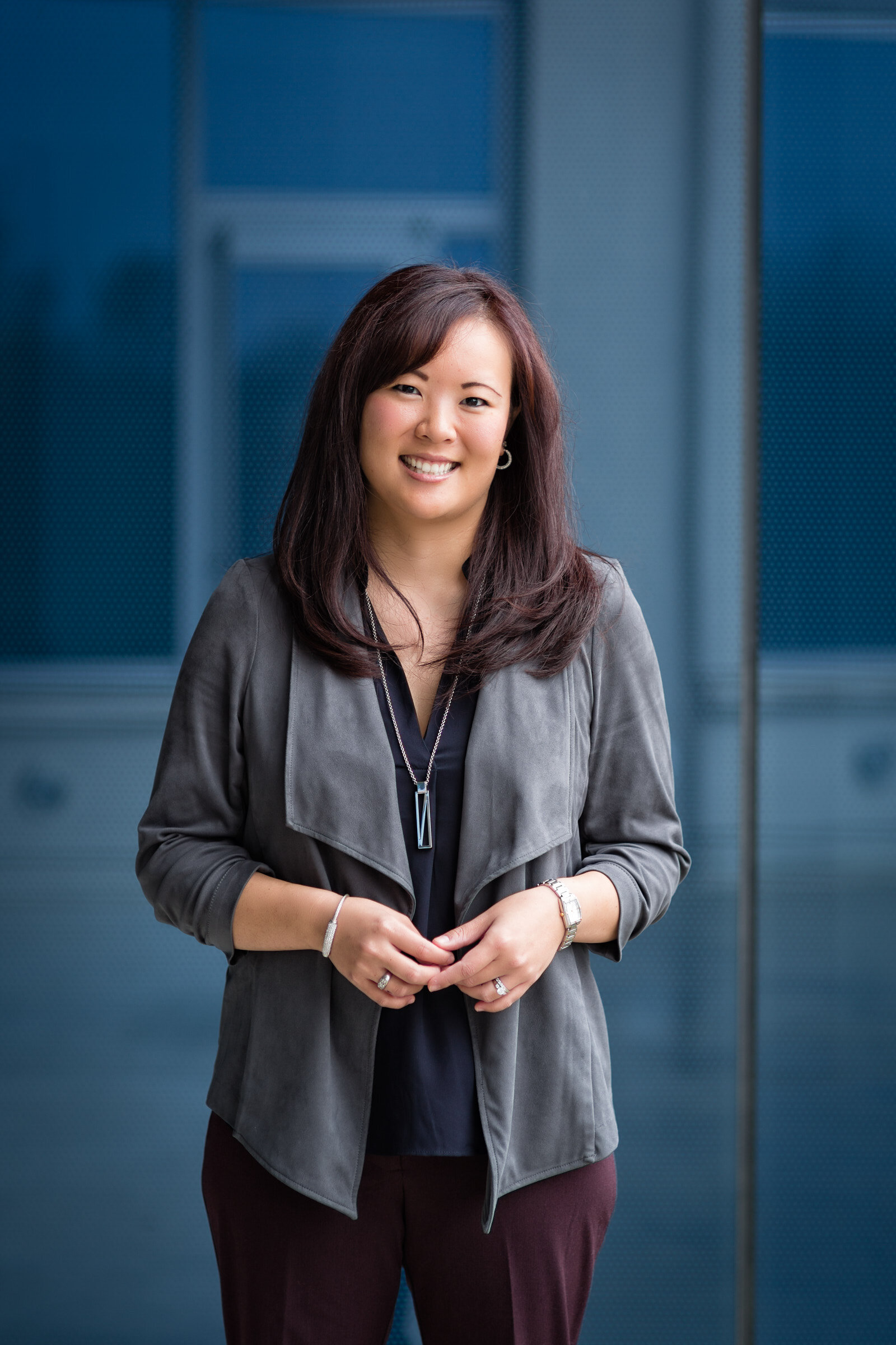  Casual outdoor portrait of business professional. Copyright Matthew Rakola 