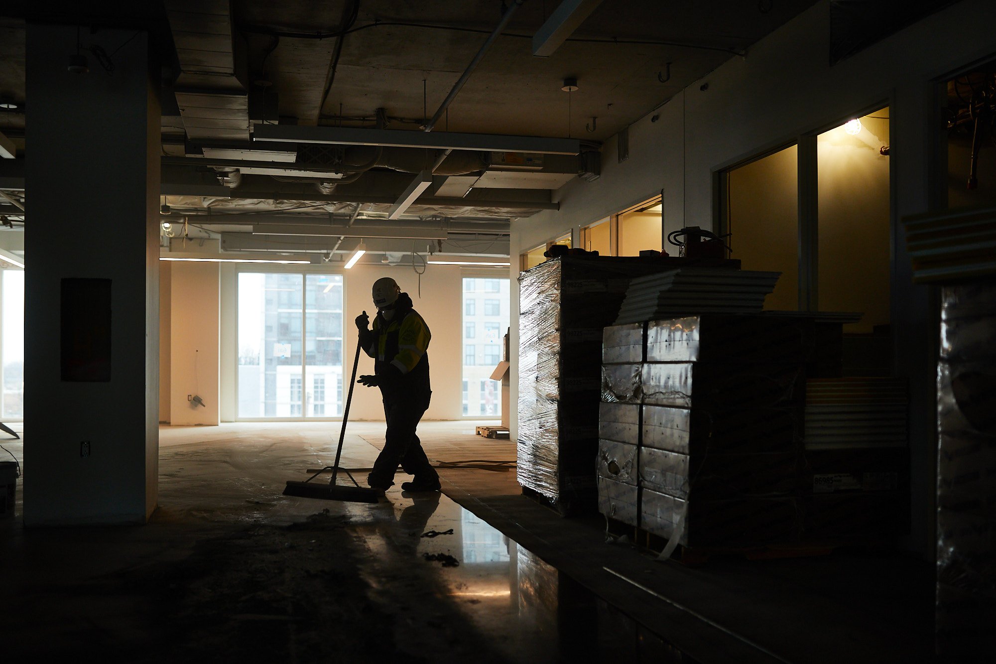  Views from and inside of Maryland-National Capital Park and Planning Commission building in the Wheaton Triangle. Image ©Matthew Rakola. 