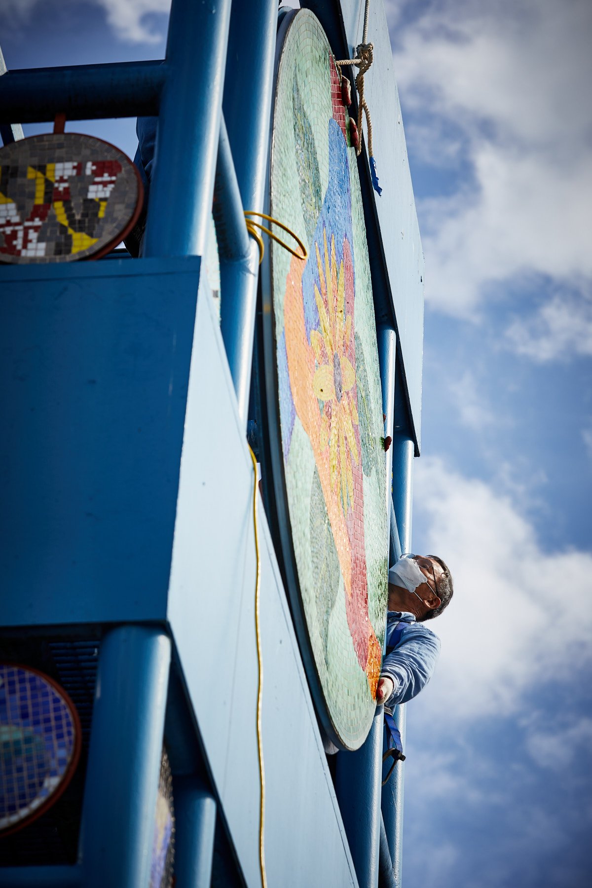  Wheaton Clock Tower Restoration, 10/19/20. Image copyright Matthew Rakola. Use only with written contract.© Matthew Rakola 