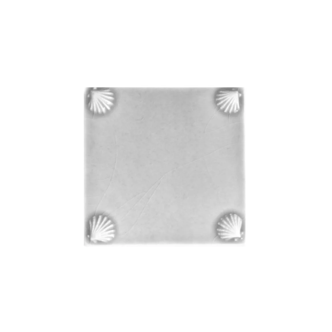 4 1/4" x 4 1/4" Scallop Corner