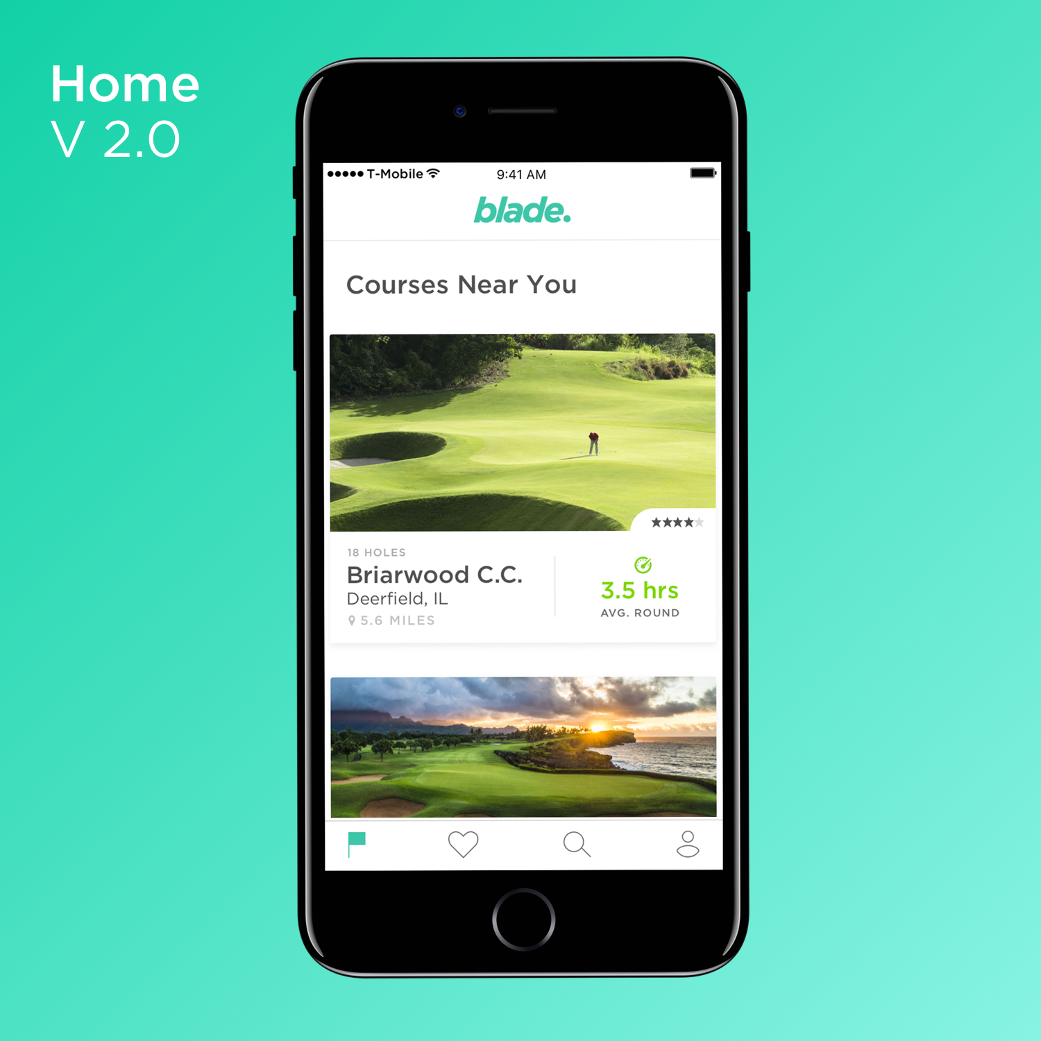 Cards throughout the app got a makeover with replacing information that was not vital at first glance for information that helped our user straight away. The menu/navigation was simplified and made to match as an icon family. 