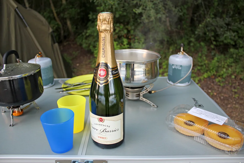 When in France it would seem rude not to have a bottle of bubbly