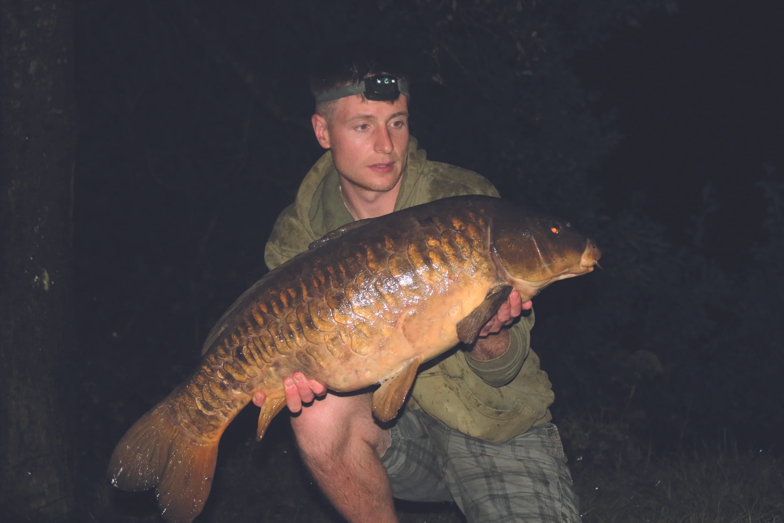 It was ridiculous how many takes I was getting from one spot. This fish turned out to be a lovely 23lb 4oz fully-scaled mirror.