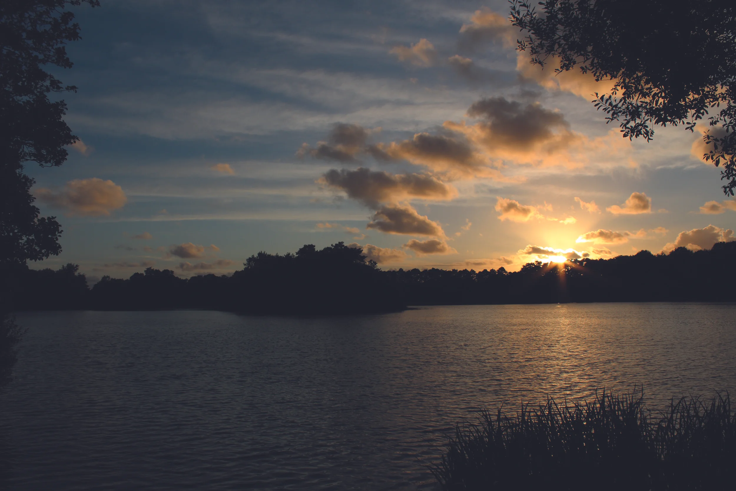 With the peg facing West and the sun in my eyes, I had to wait until dusk to get the rods accurately in position.