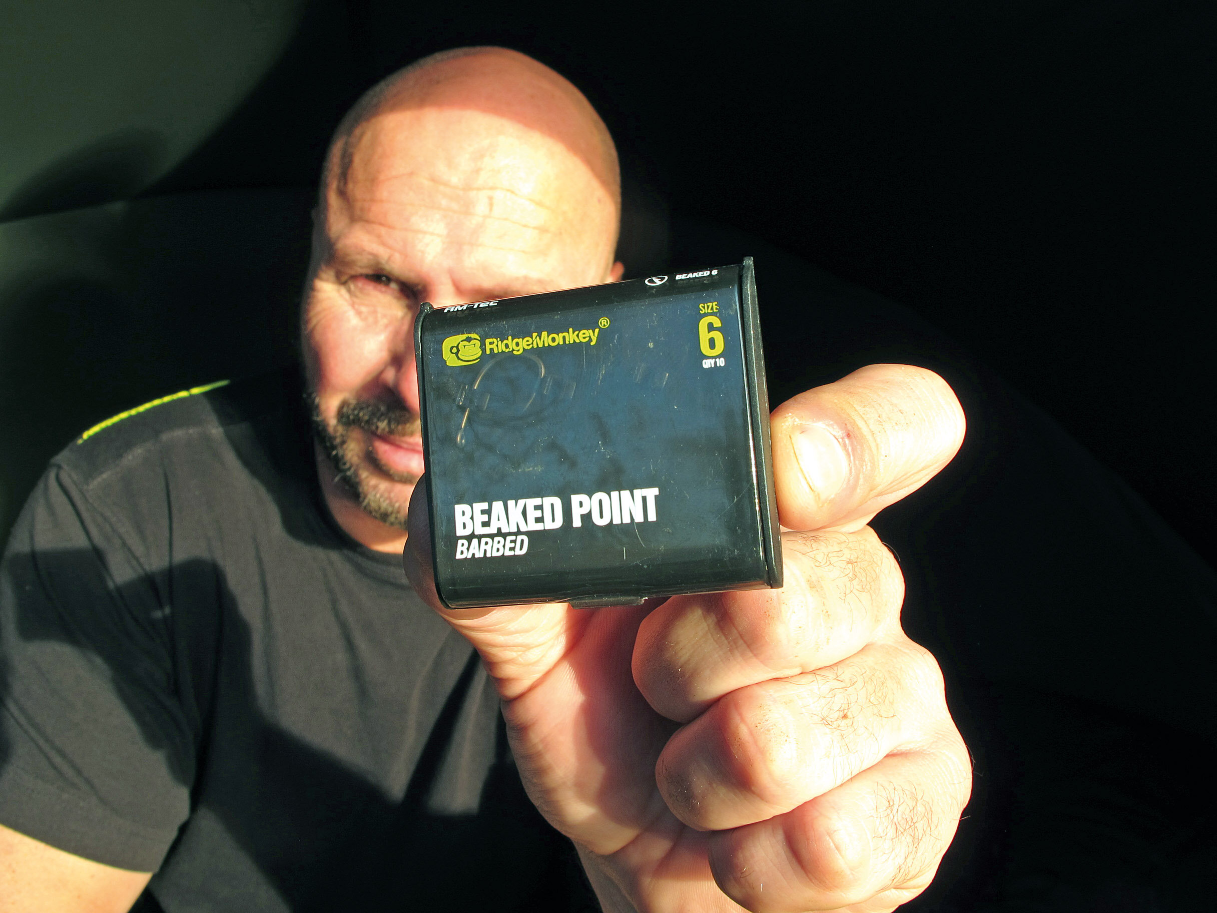 For Dave, RidgeMonkey’s recently launched beaked-point pattern hits the spot with a buoyant hookbait every time