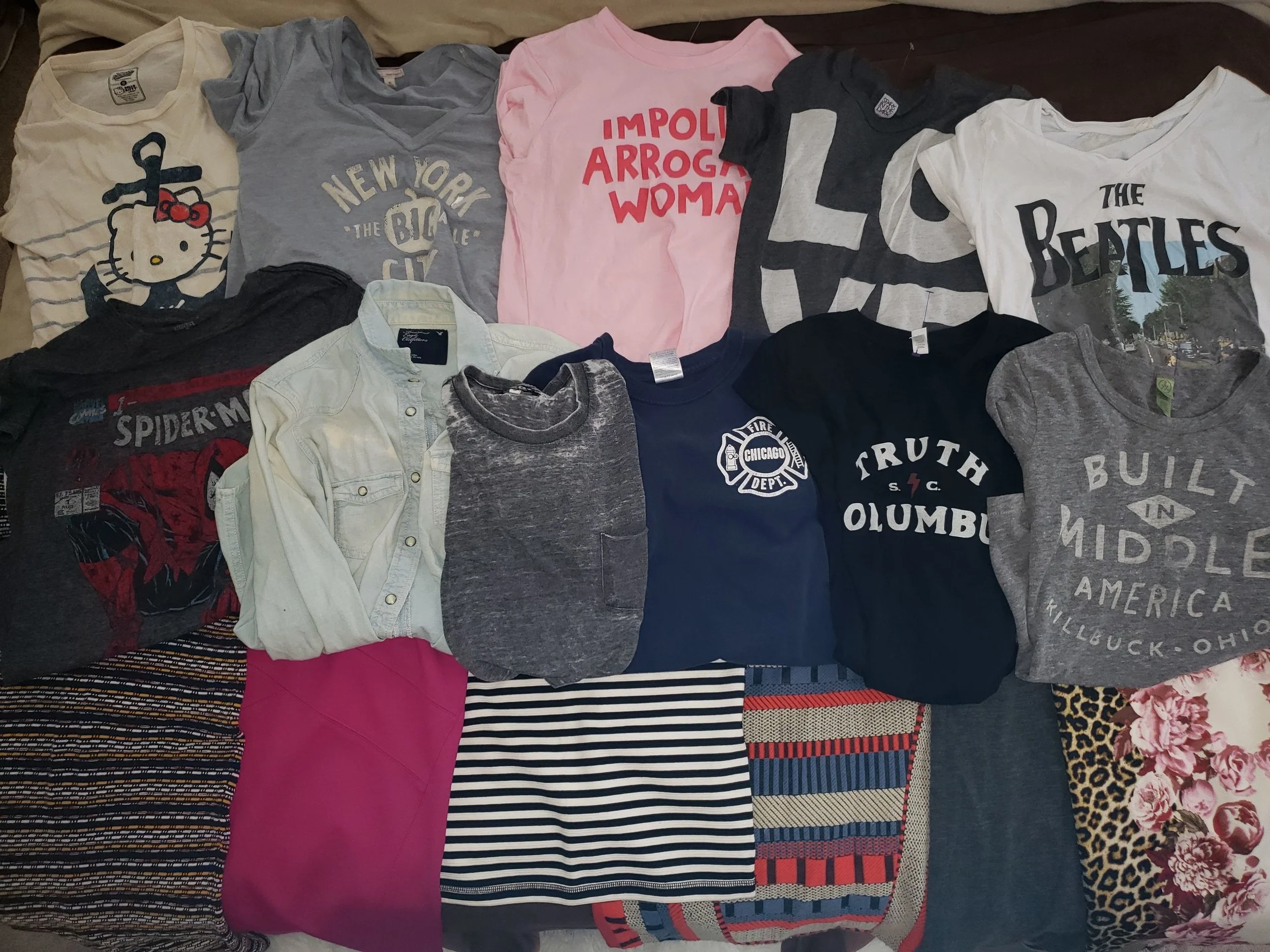11 shirts & 6 skirts