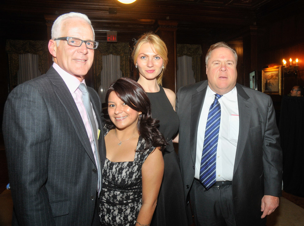 Honoree and family: Richard Haray, Joanna Haray, Milica Ristic, Greg Burke