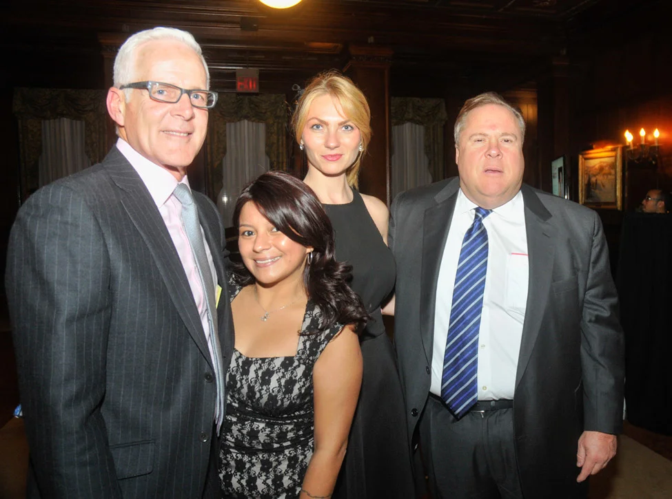 Honoree and family: Richard Haray, Joanna Haray, Milica Ristic, Greg Burke