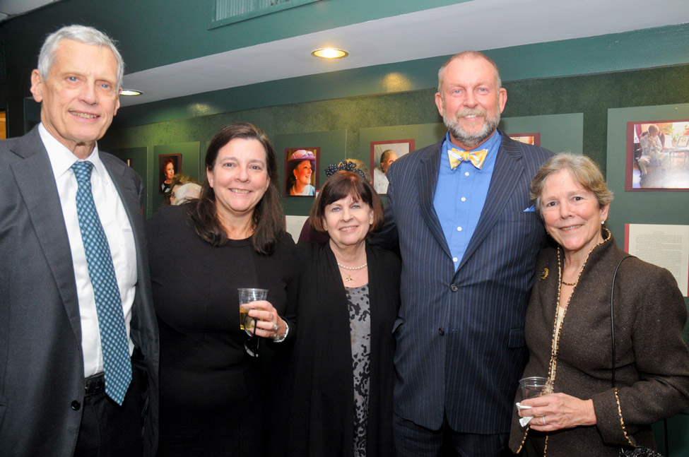   Brad Evans, Lynda DeLott, Temple Emanu-El, Lane Peace, James Lenox House Assoc., John Roberts, James Lenox House Assoc. Board member, Barbara Evans, President James Lenox House Assoc.  