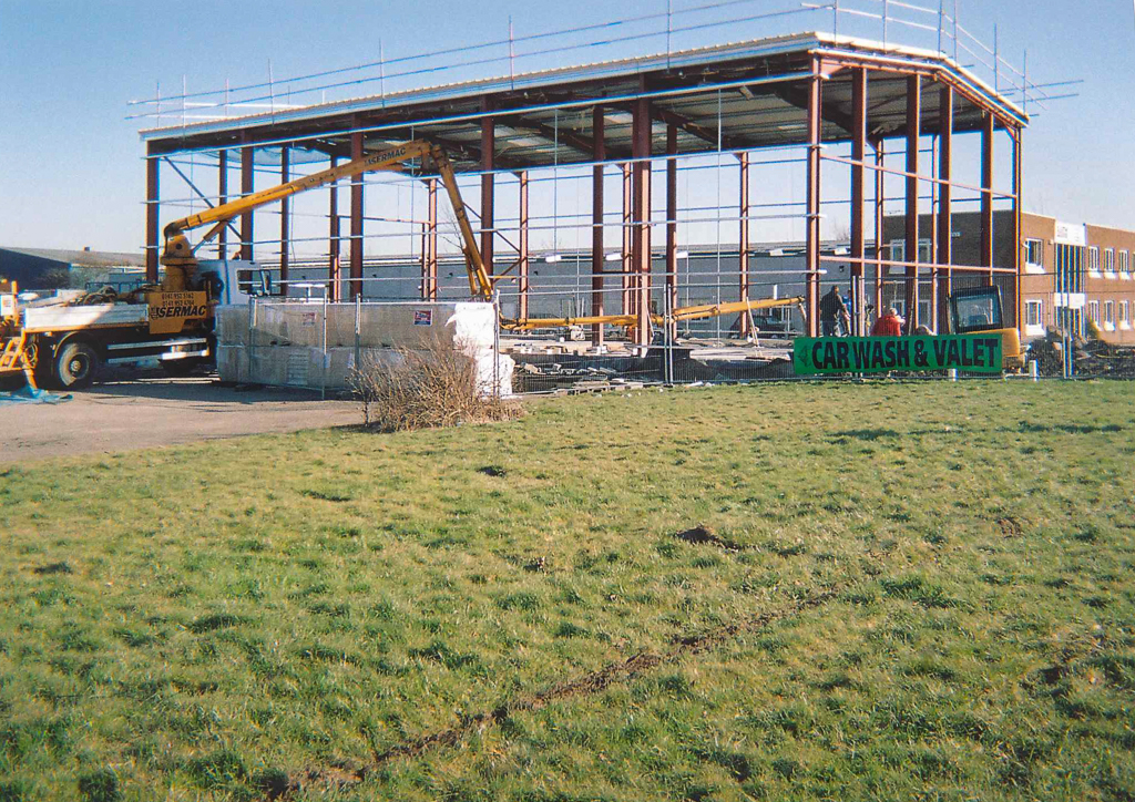 New premises being build on Middlefield road in Falkirk