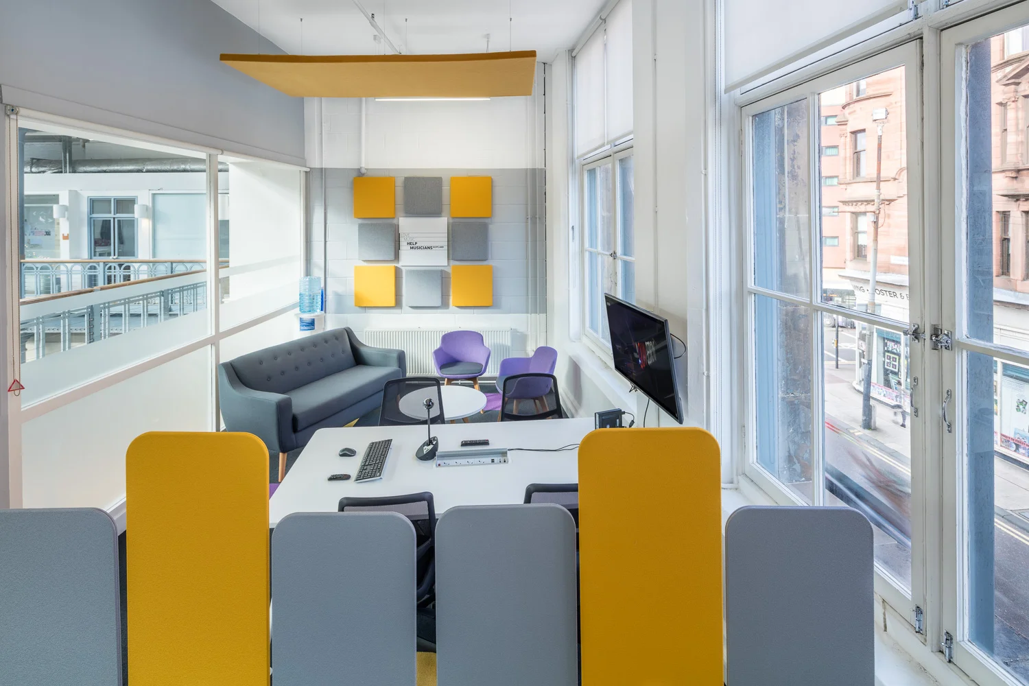 A new office and furniture for Help Musicians Glasgow — Amos Beech
