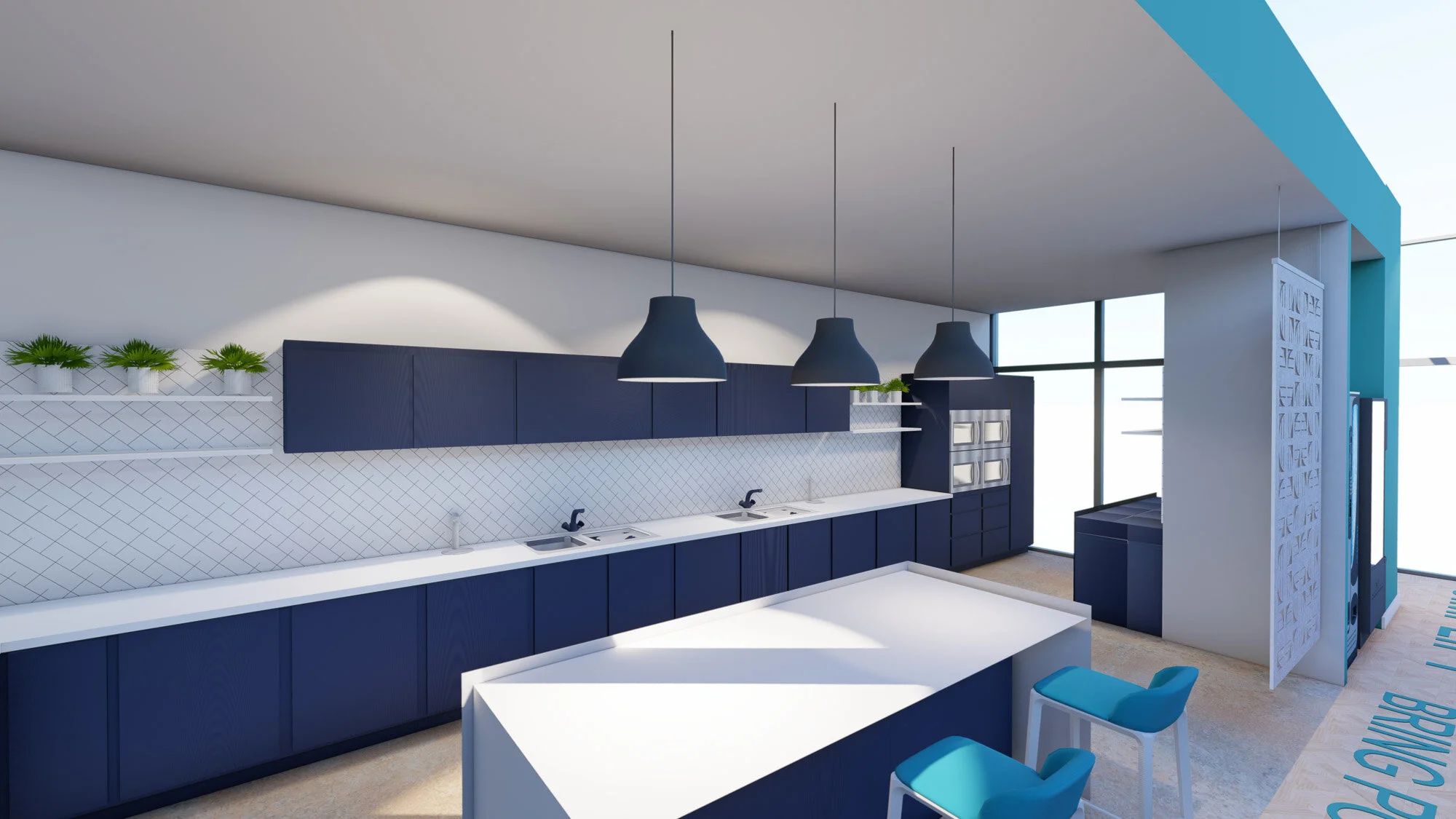 New Kitchen And Break Out Area For Trainline Edinburgh Amos Beech