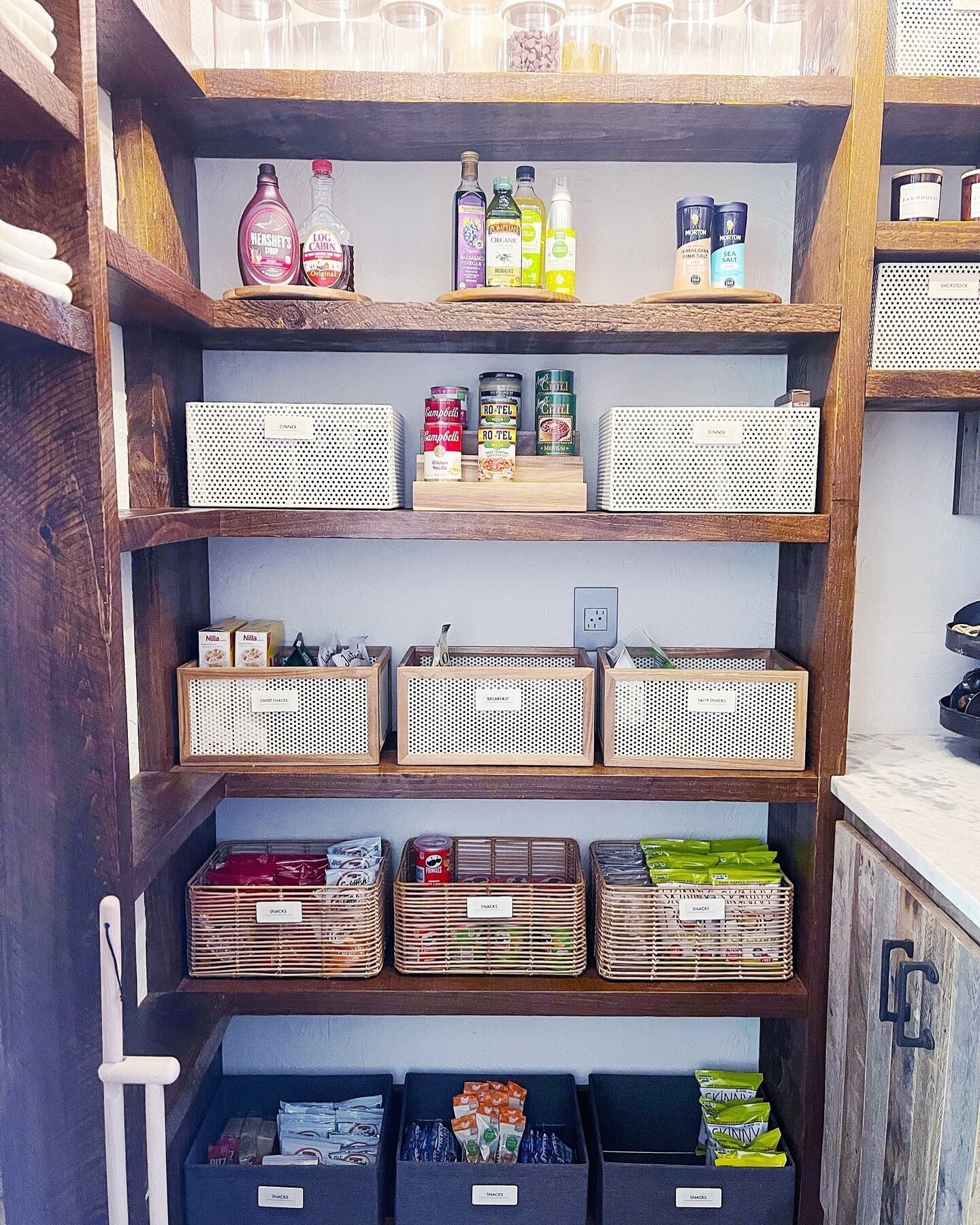 WEEKLY RESET⁣
⁣
Ending Sundays with a fully stocked pantry for the week ahead is part of our weekly reset. Nothing feels better than beginning Mondays on the right foot!⁣
⁣
#organizedsimplicity #home #organization #professionalorganizers #atlanta #or