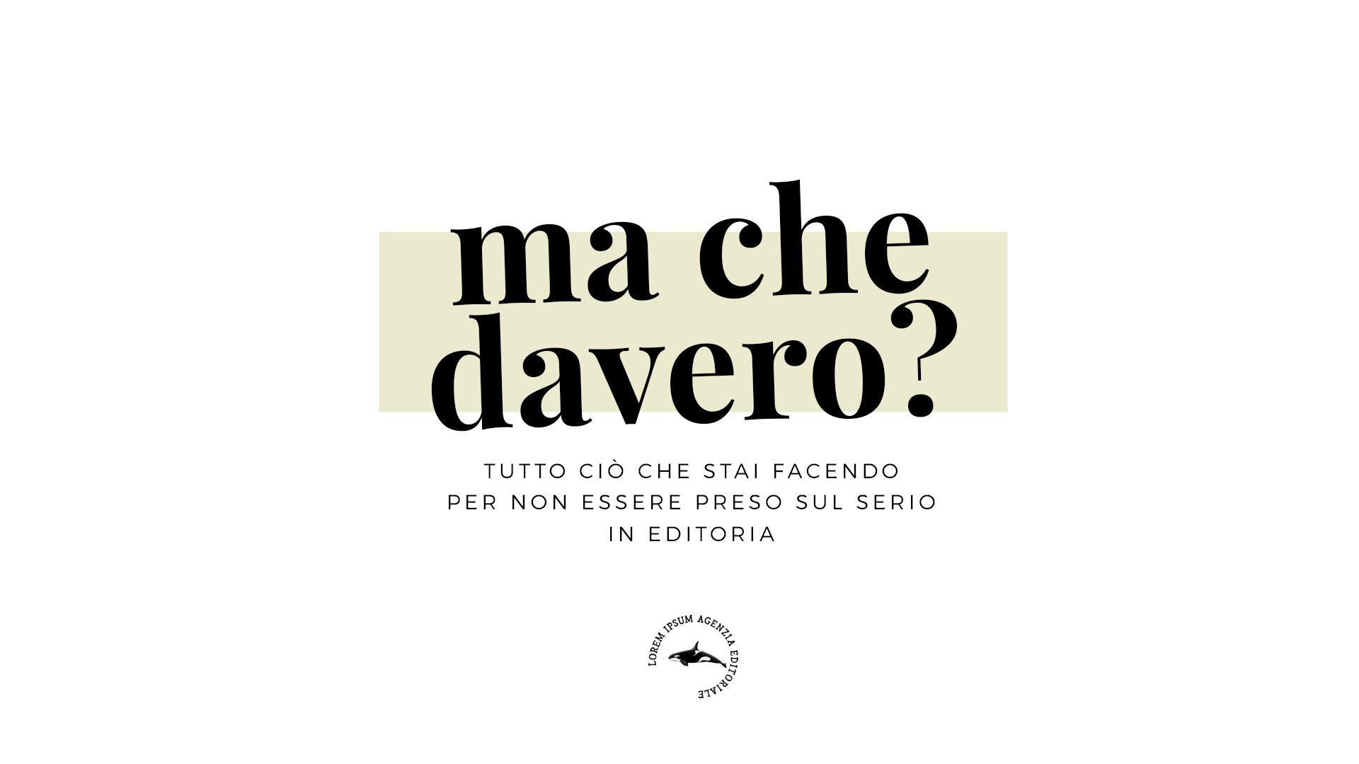 Ma che davero?