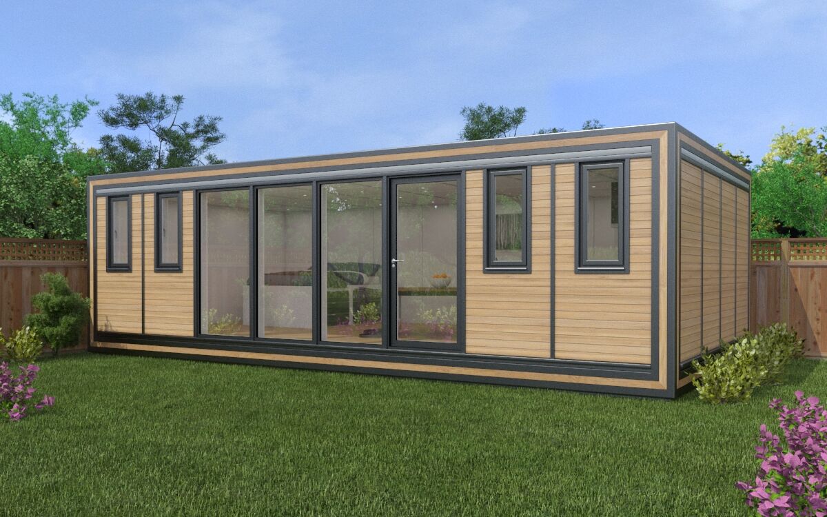 ZEDBOX 840 (8 x 4) Internal Size: 8543 x 4259 External Size: 9013 x 4729 Bed Options: Single or Double Kitchen Options: Micro Kitchen or Kitchen Wet Room Options: Yes Portico: No Price: £48,000 Optional Extras Request Zedbox Catalogue