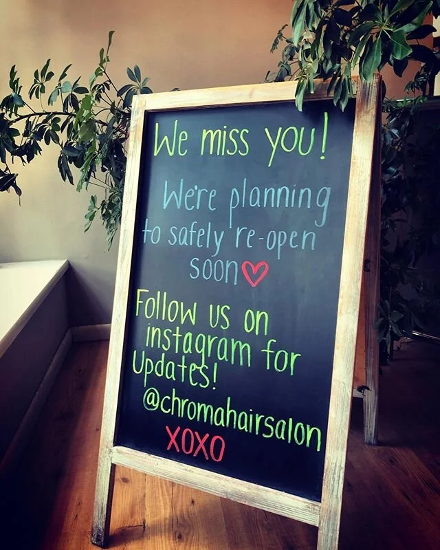 Soooooon!!!! We&rsquo;re working hard to get back up and running SAFELY 🌟 
In the meantime, you can reach out to me directly for limited alternative arrangements starting Friday and I&rsquo;ll let you know as soon as we have an official re-opening d