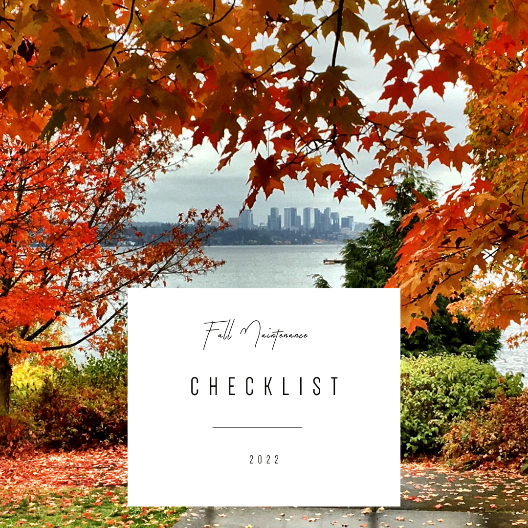 2022 Fall Maintenance Checklist