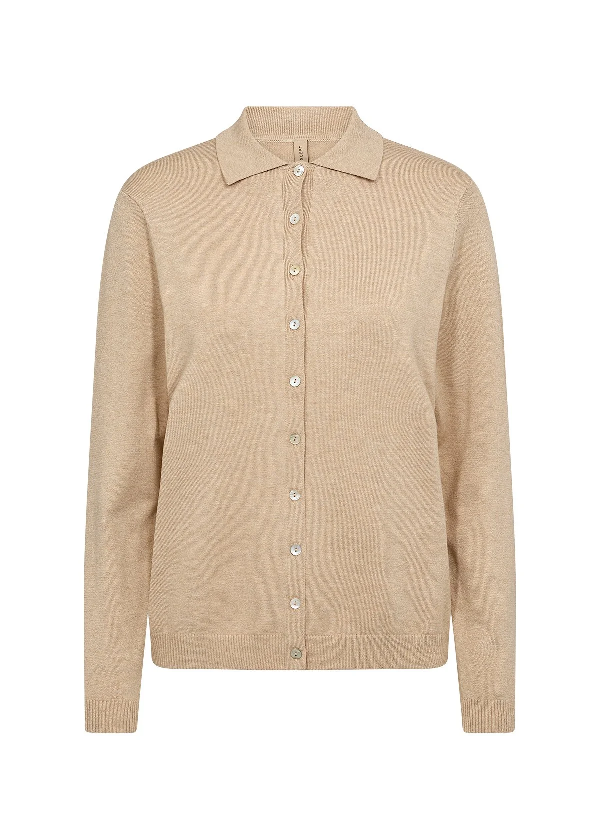 Kofta med krage  sand/bege Soya