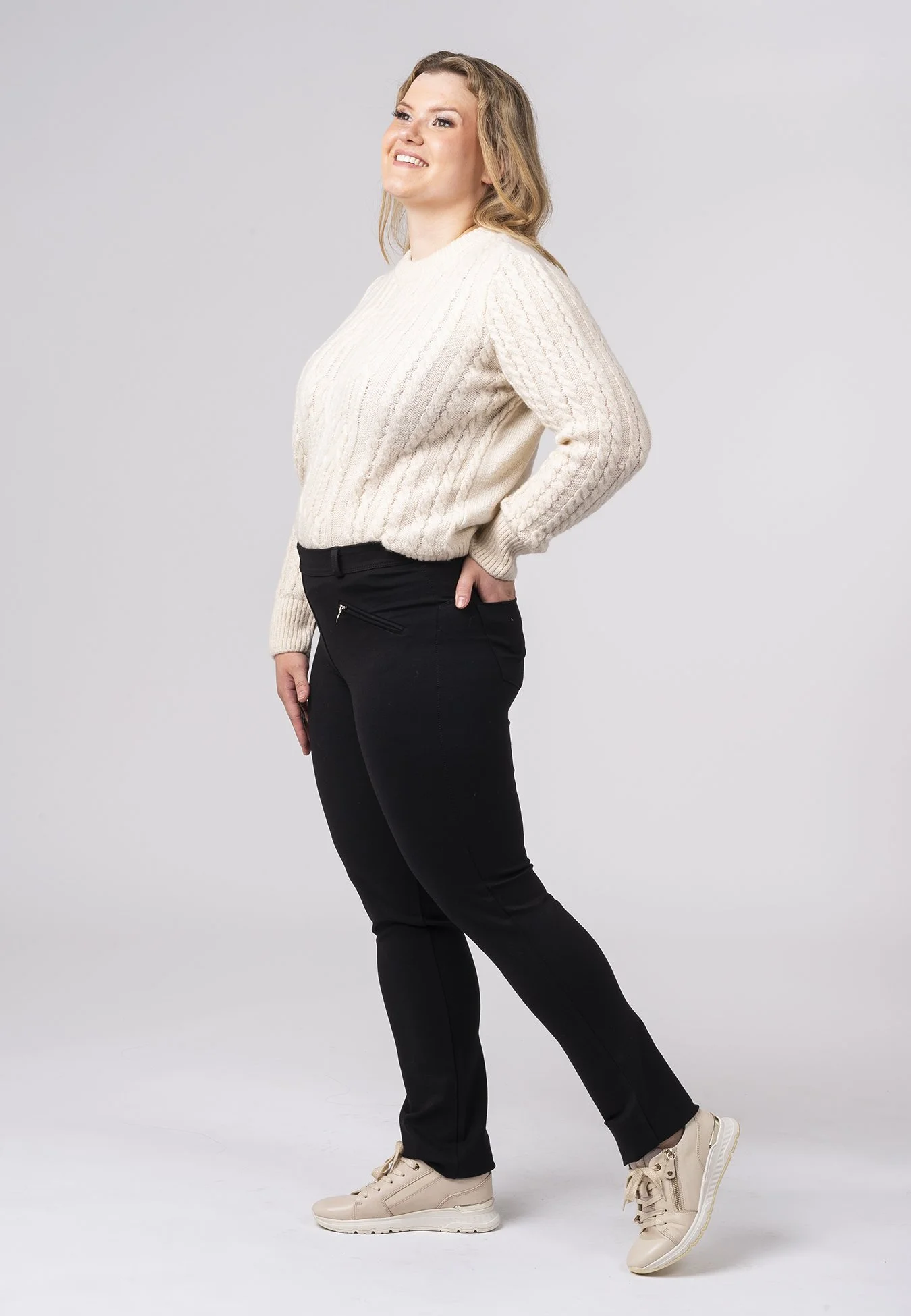 Np yerseybyxor svart smal