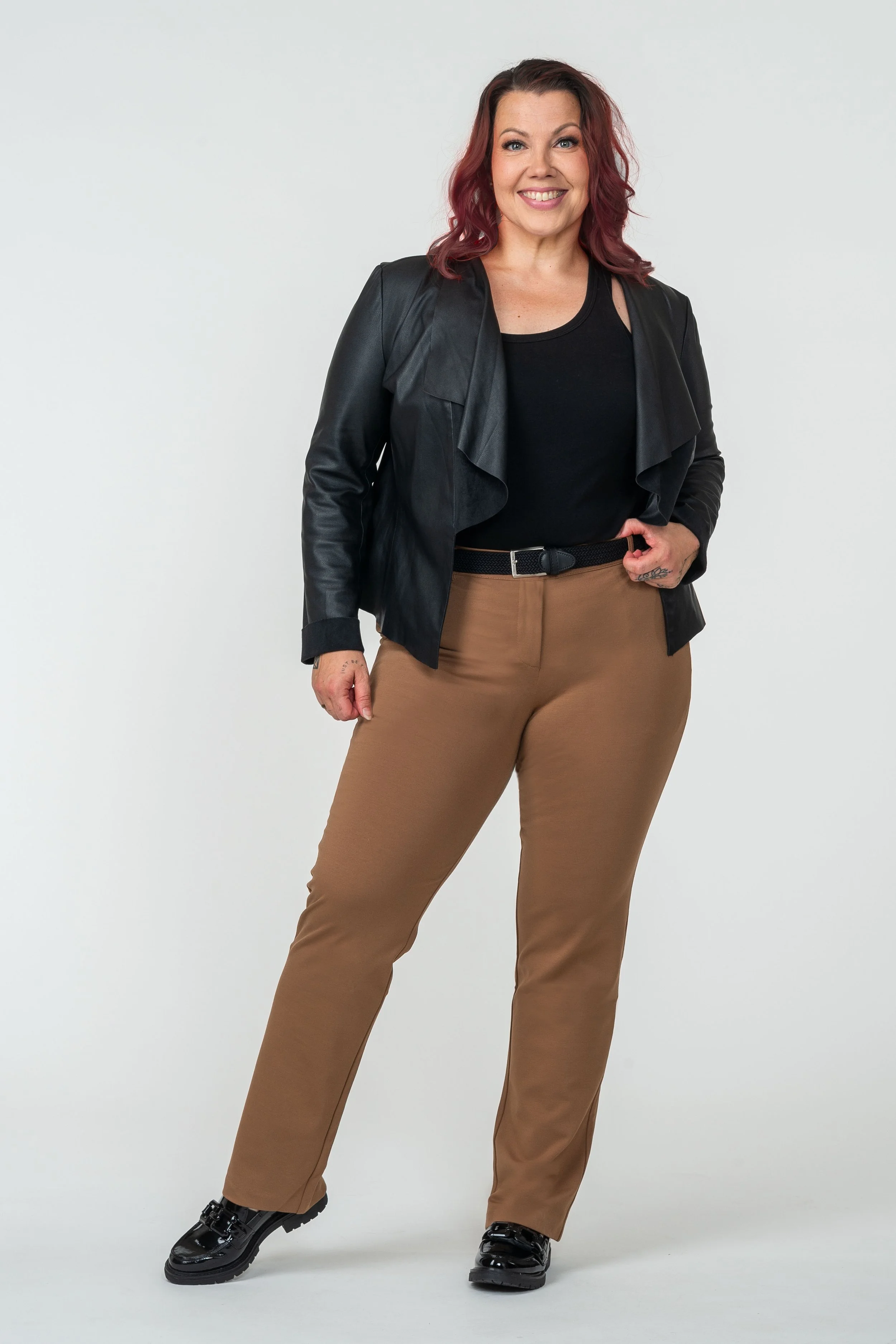 Np byxor yersey bege