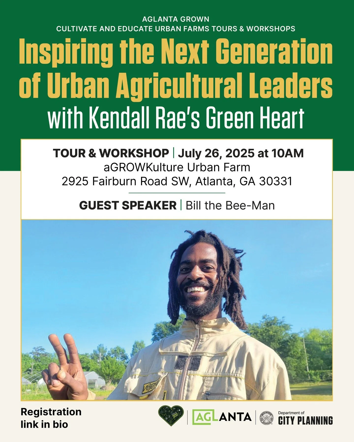 🐝 Our next workshop is the sweetest one yet - Bill the Bee Man with @rootedfaithfarm will be teaching us how to harvest honey!! 🍯 At 10:00 AM this Saturday, learn about and taste what our favorite pollinator friends have been working on all year, a
