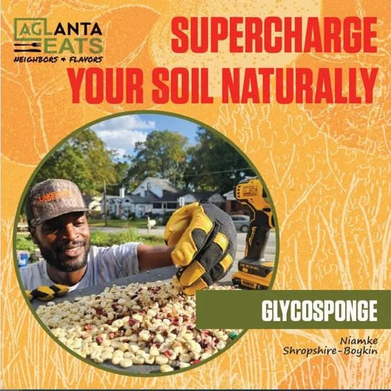 Next Monday, Aug. 18, is the A𝗴𝗹𝗮𝗻𝘁𝗮 𝗘𝗮𝘁𝘀: 𝗡𝗲𝗶𝗴𝗵𝗯𝗼𝗿𝘀 + 𝗙𝗹𝗮𝘃𝗼𝗿𝘀 hyper-local food festival.

Meet one of your AgLanta Eats Ambassadors: Niamke Shropshire-Boykin from Glycosponge. Learn how worm castings and other natural farmi