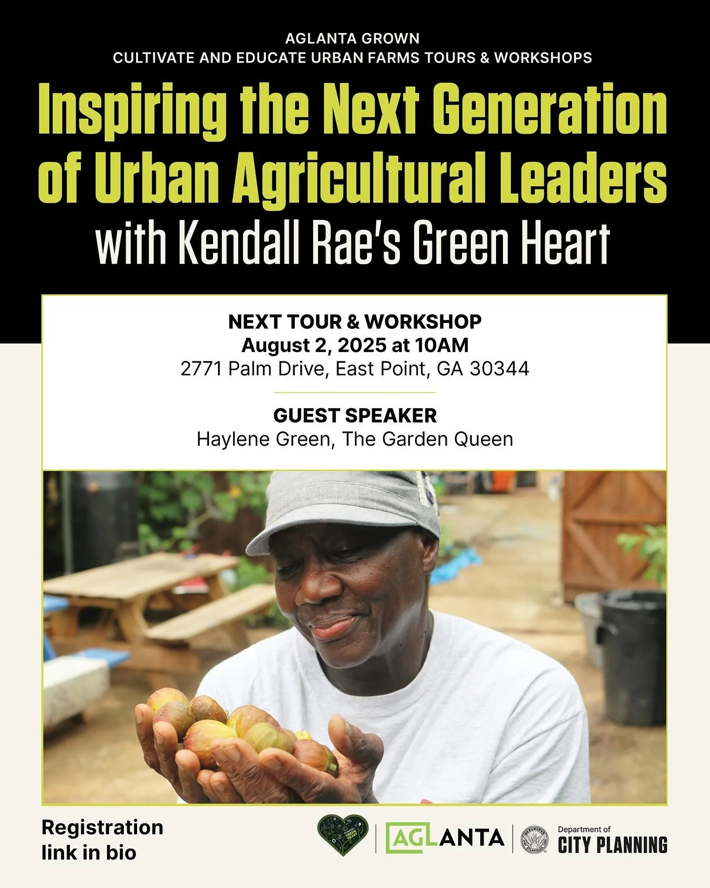 This Saturday, meet Haylene Greene the Garden Queen! Born in Port Antonio, Jamaica, Haylene has been growing food since she was a child and comes from 5 generations of farmers. Haylene is an expert in growing tropical produce in Atlanta&rsquo;s clima