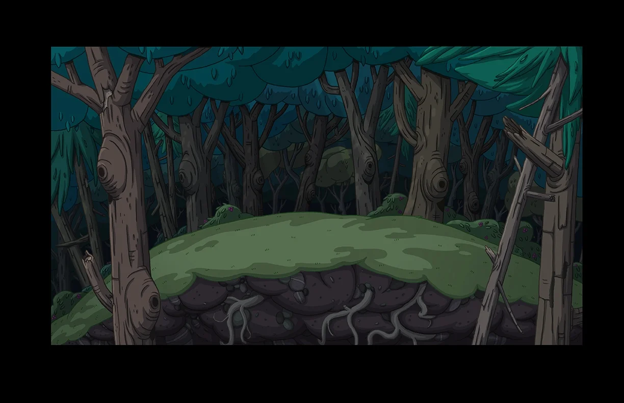 Adventure Time Season 8 Background Paint copyright Cartoon Network Studios