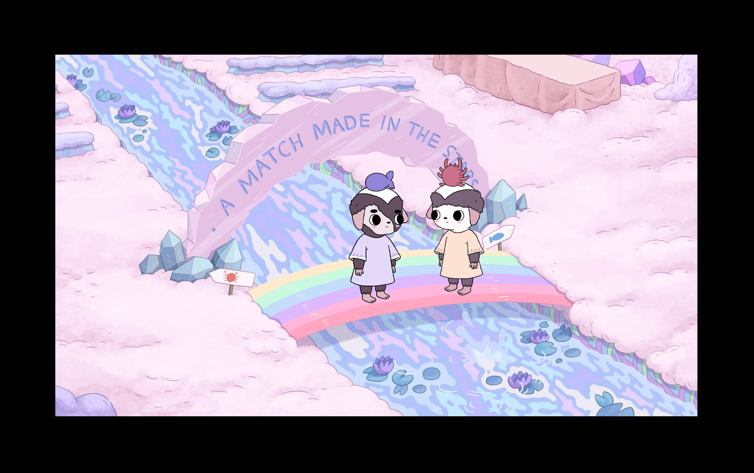 Season 2 SCI  King and Puddle's Wedding.  Background Paint