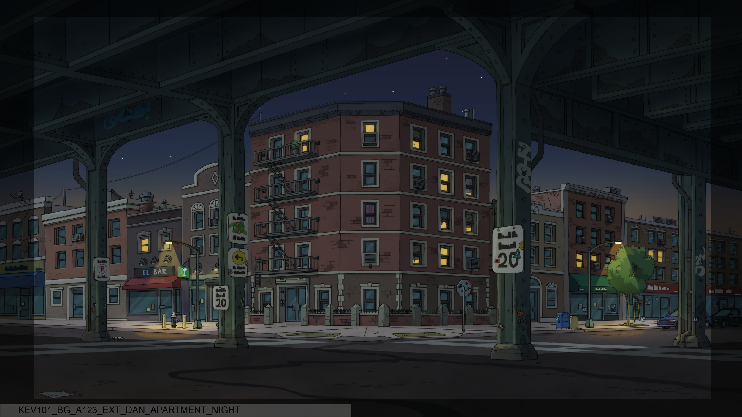 Dan's Apartment Night