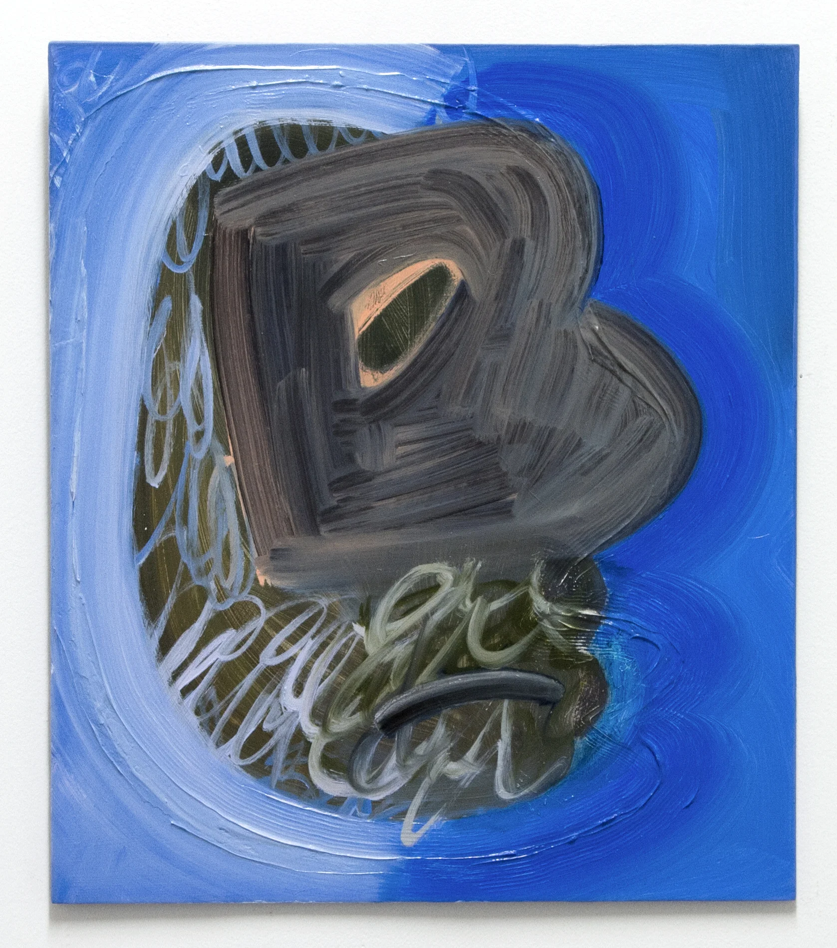 Untitled (Peach Eye, Lilac Cheek)
