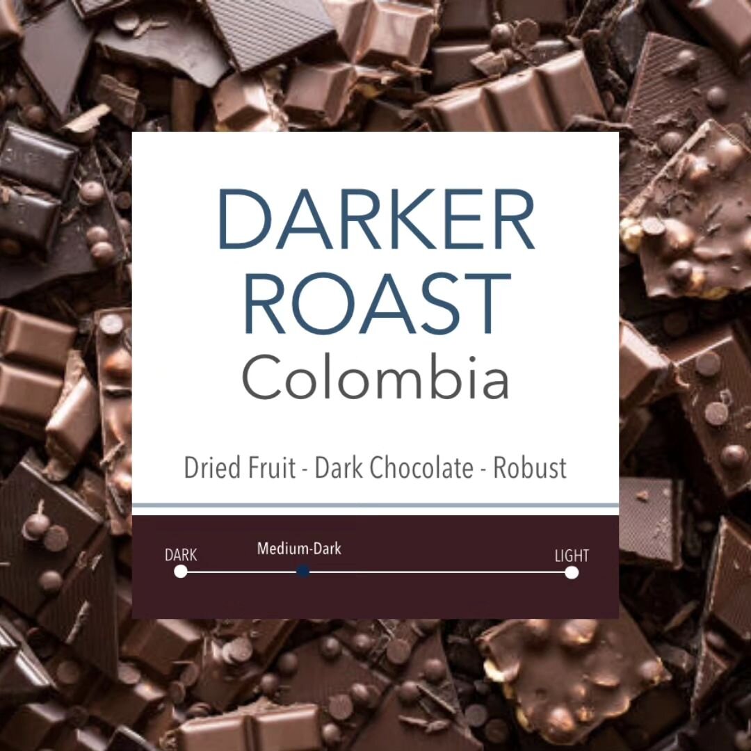 🚨It's back!!! 🚨

Fresh crop Colombia is in-house! 

Darker Roast is back on our menu. This crowd favorite is a perfect balance of chocolate and fruits. 

We take the roast level a bit darker than the rest of our menu, but never charred &amp; oily. 