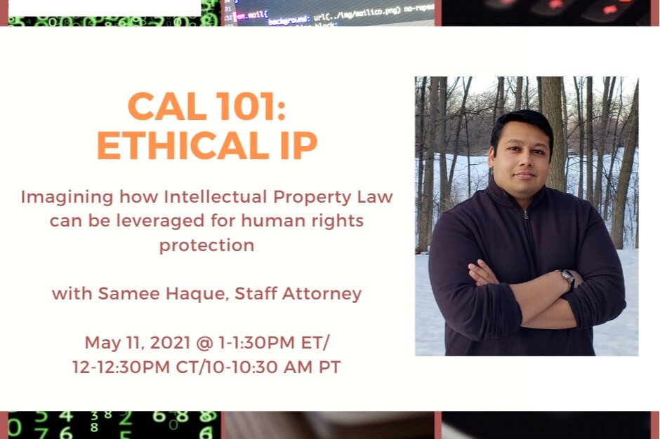CAL 101: Ethical IP