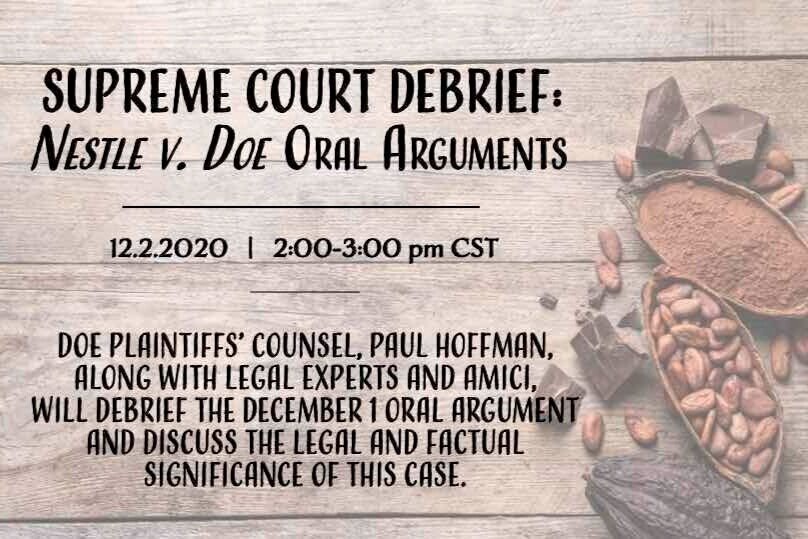 Supreme Court Debrief: Nestle v. Doe Oral Arguments