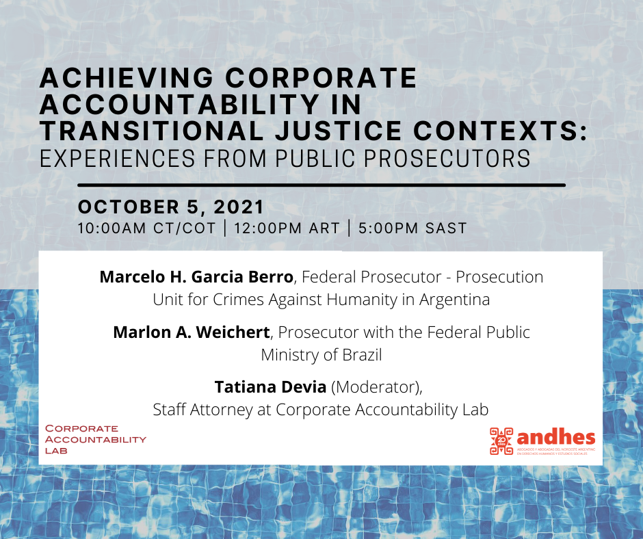 Achieving Corporate Accountability in Transitional Justice Contexts