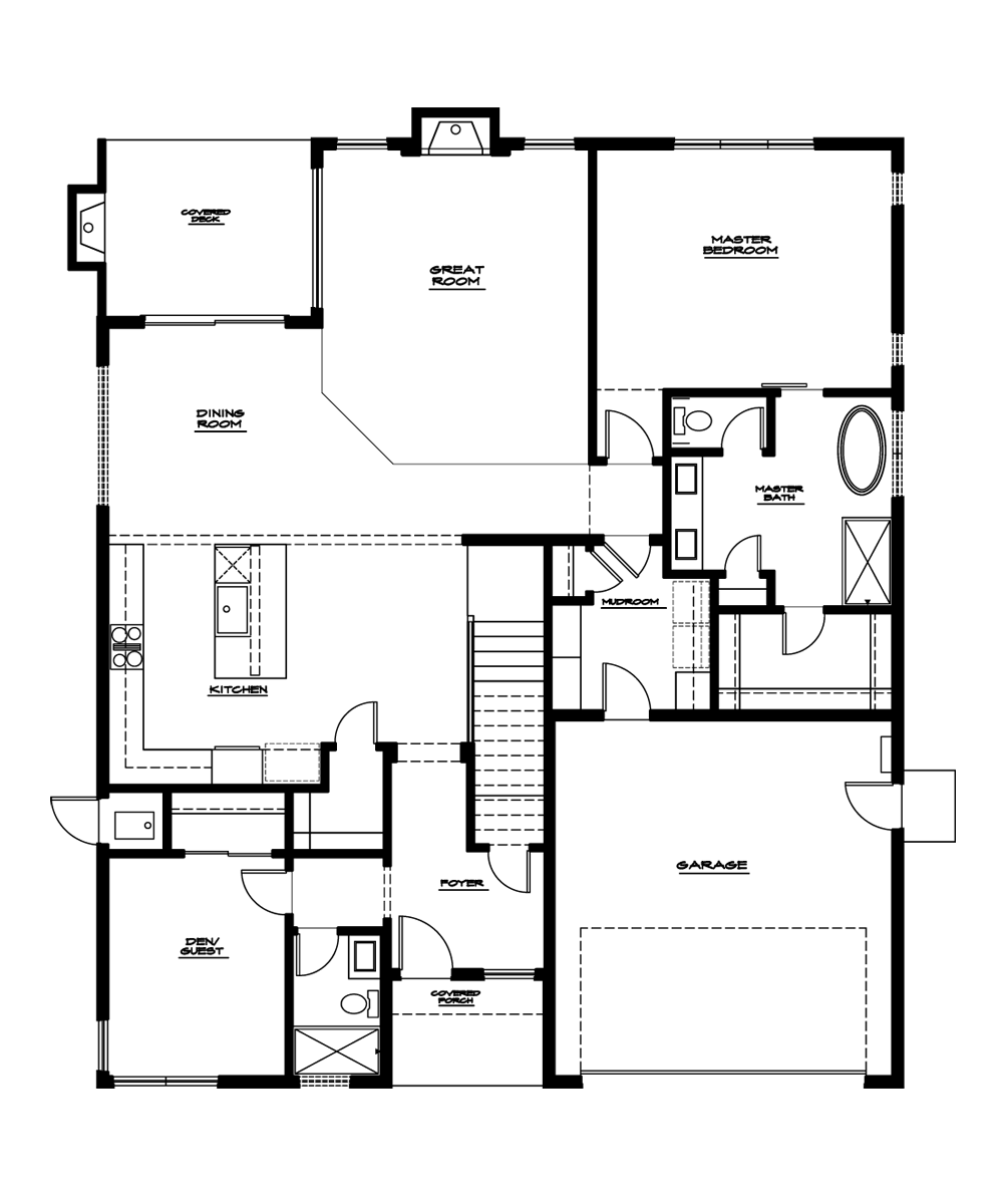 Cypress Plan—Main Floor