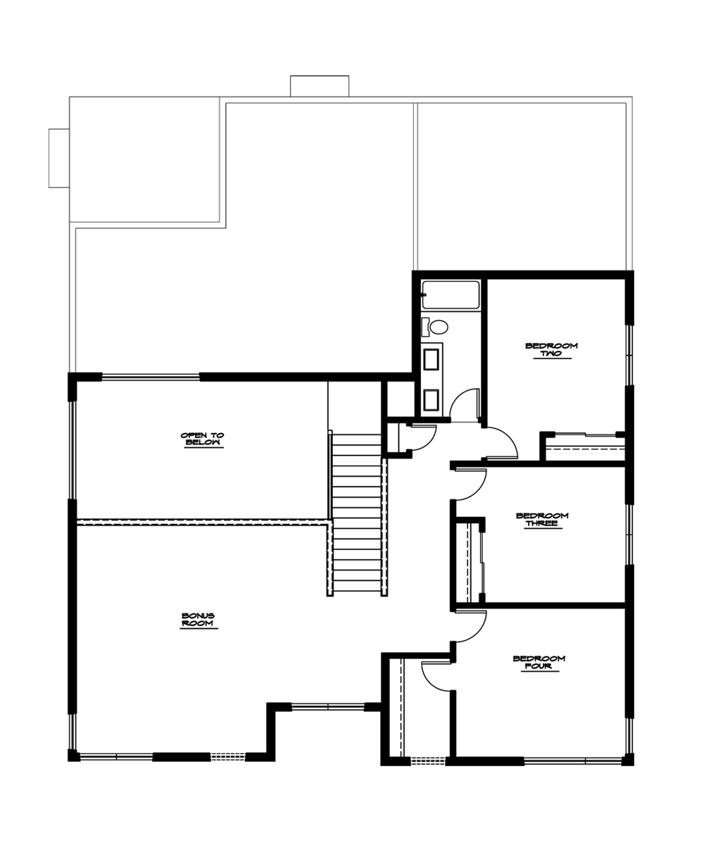 Cypress Plan—Upper Floor