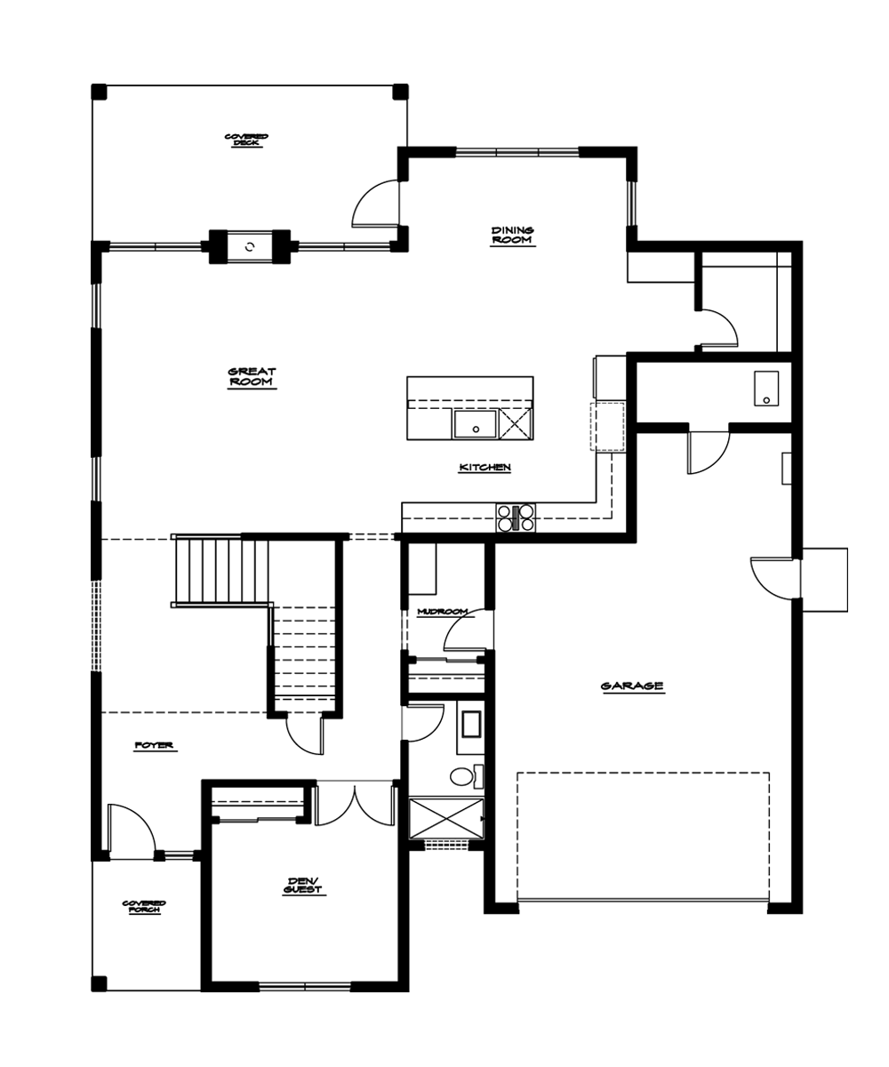 Sequoia Plan—Main Floor