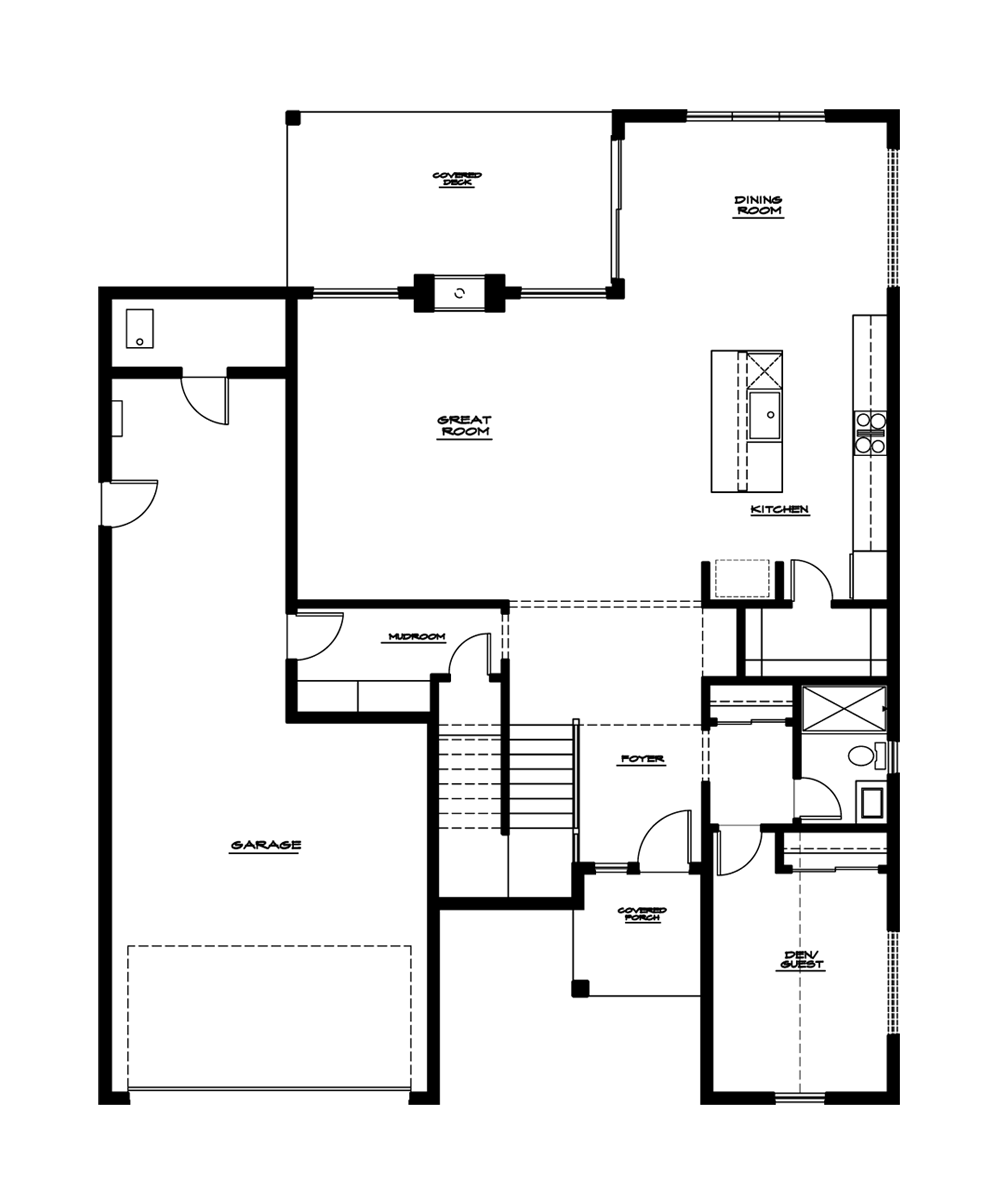 Dogwood Plan—Main Floor