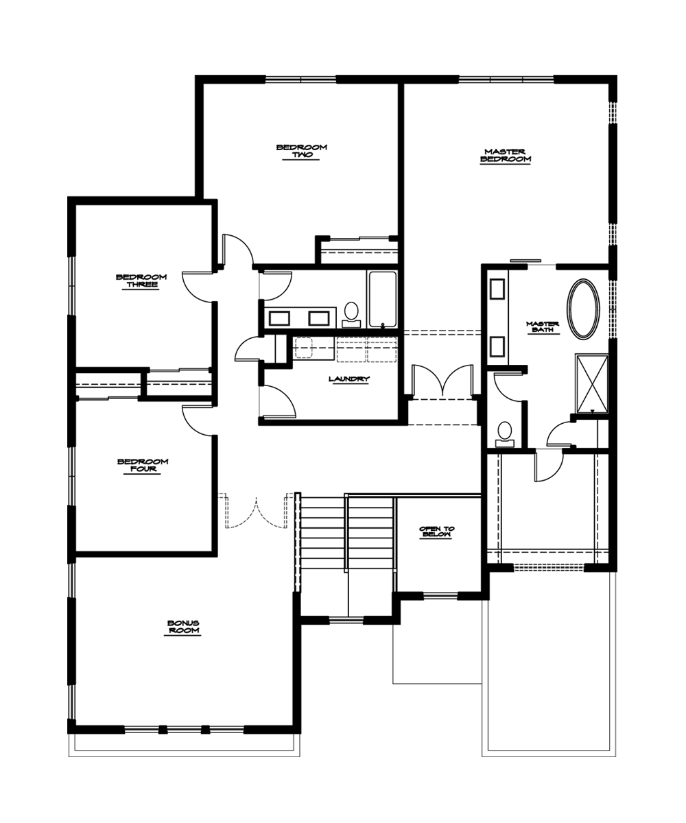 Dogwood Plan—Upper Floor