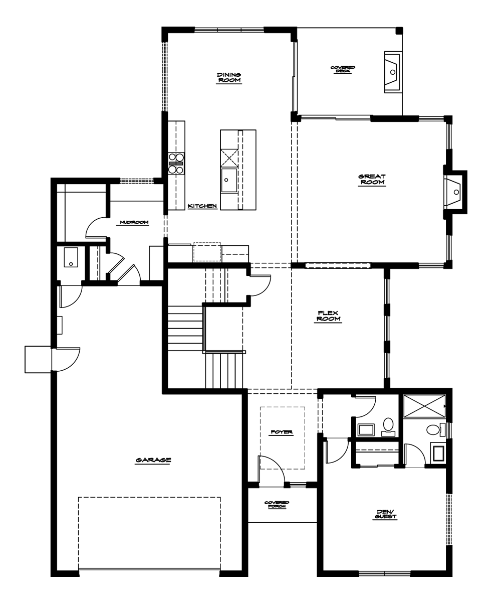 Hawthorne Plan—Main Floor